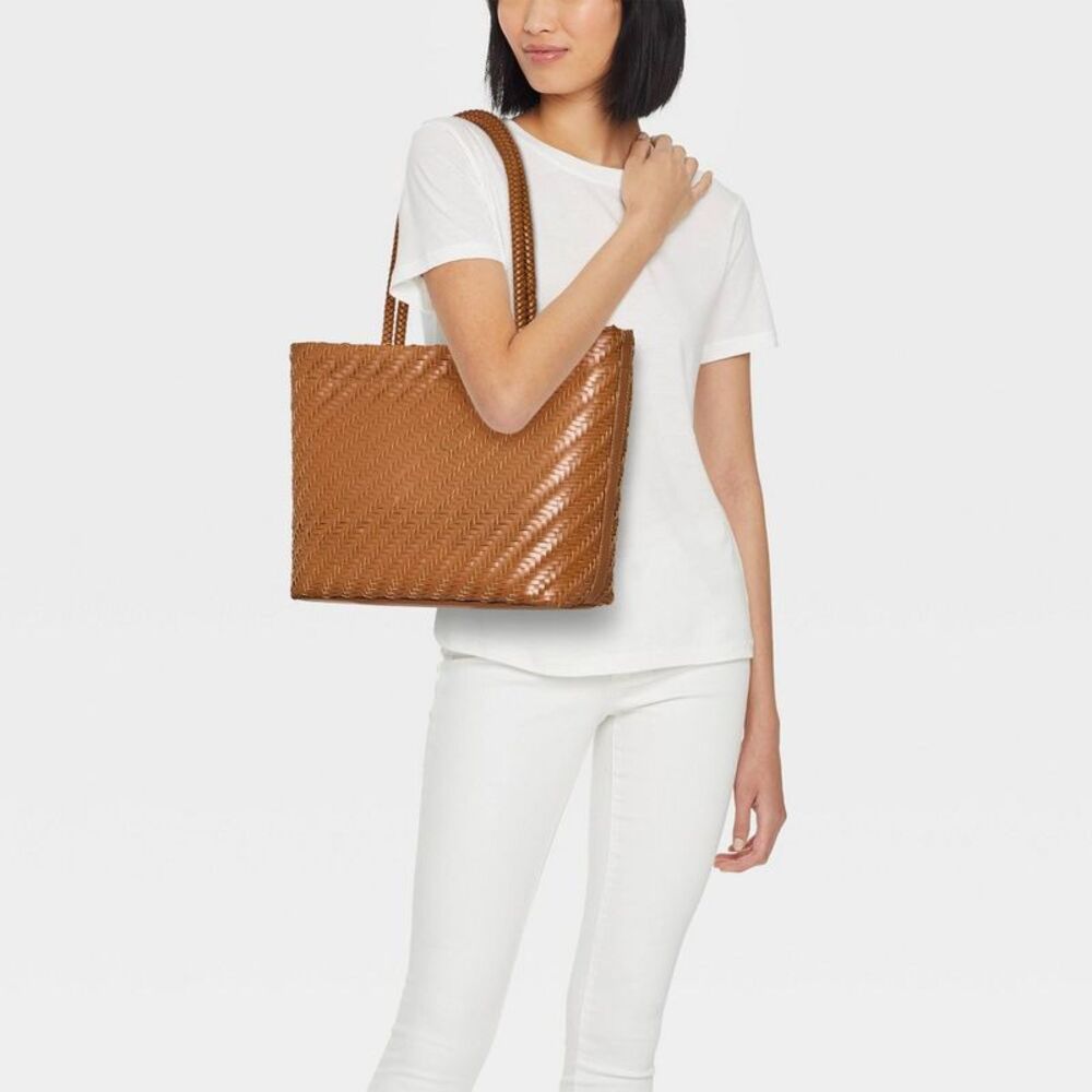 NWT A New Day Woven Tote Bag